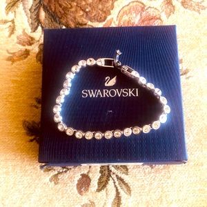 A Swarowski tennis bracelet